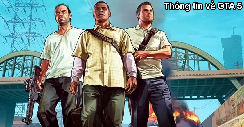 Alt text: Nhân vật trong GTA 5 đứng cạnh xe tải