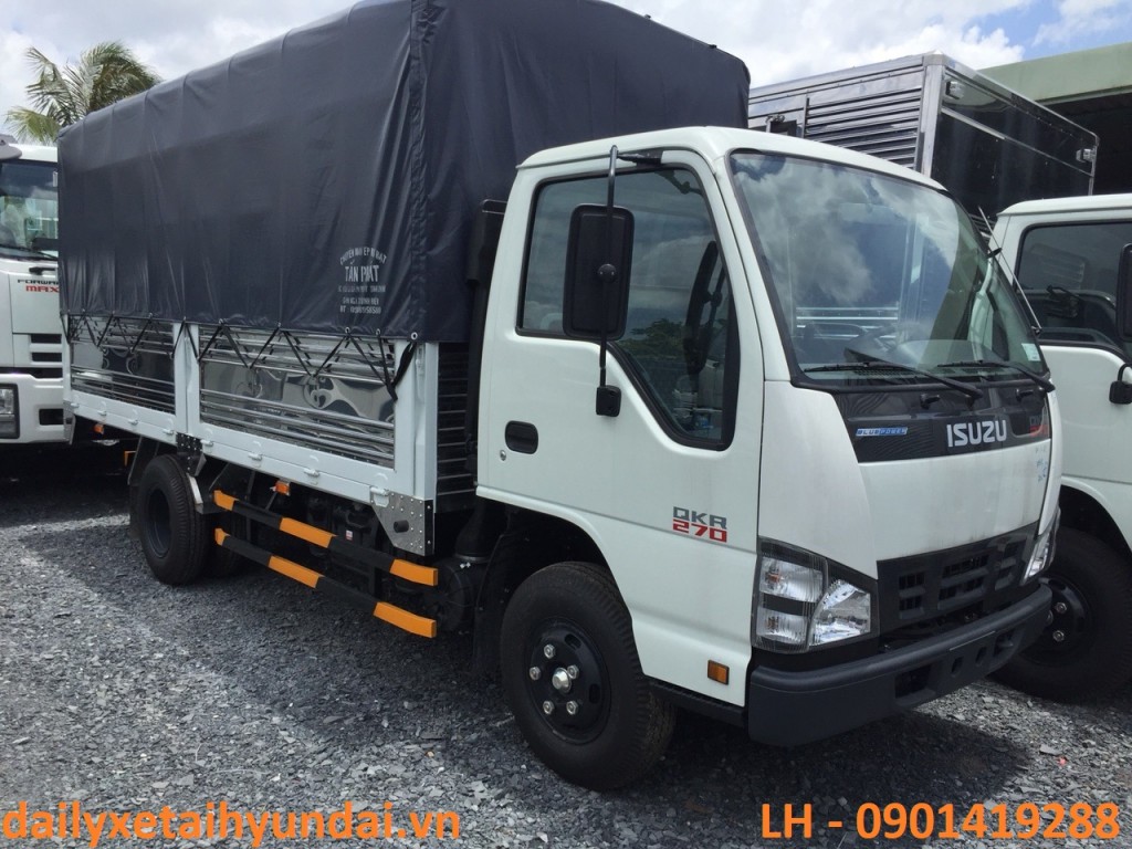 Exterior do caminhão Isuzu de 1.4 toneladas