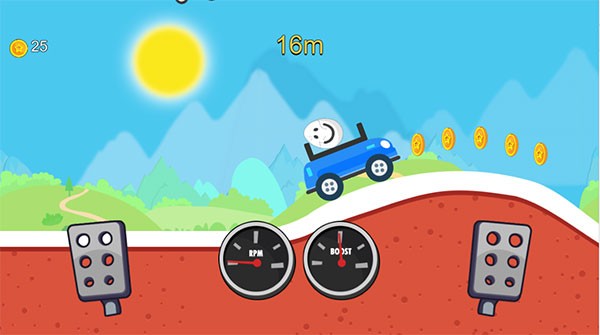 alt text: Hình ảnh tiền vàng xuất hiện trên đường đi trong game xe tải chở trứng.