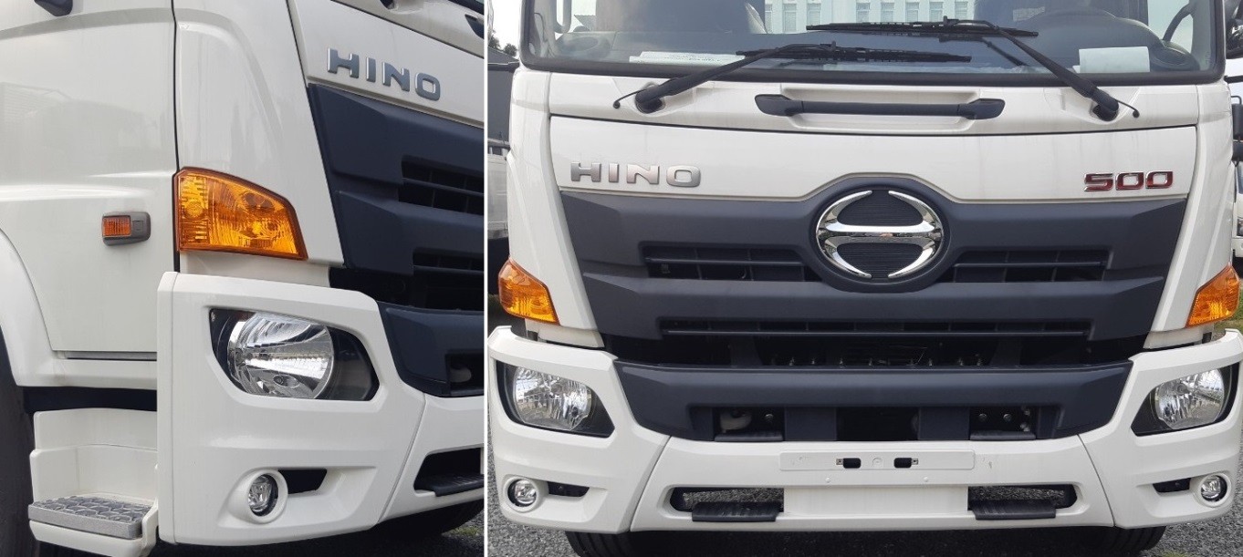 Mặt trước xe tải Hino 7 tấn