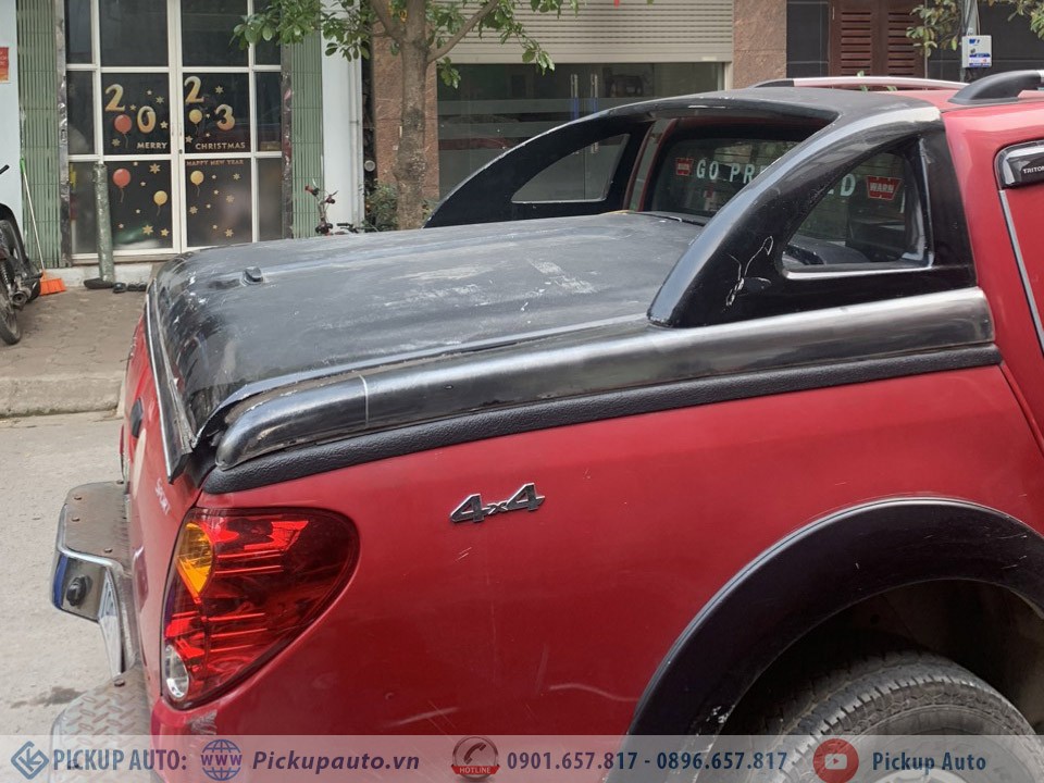 Nắp thùng thấp Triton 2010 cũ tại Pickup Auto
