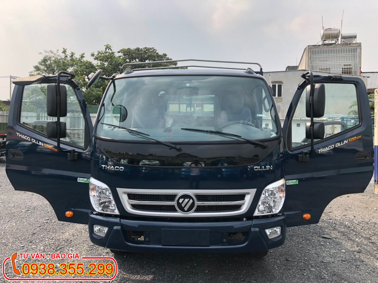 Ngoại thất cabin xe tải 5 tấn Thaco Ollin 500 Euro 4