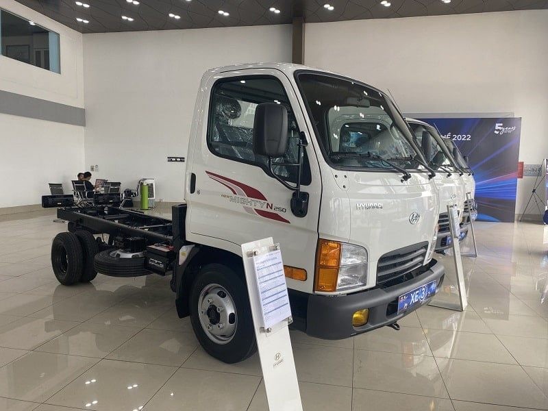 Buitenkant van de Hyundai N250