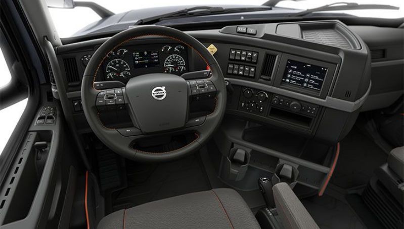 Wnętrze ciągnika Volvo FM