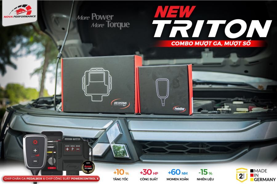 Accesorios para la mejora de potencia del coche Triton
