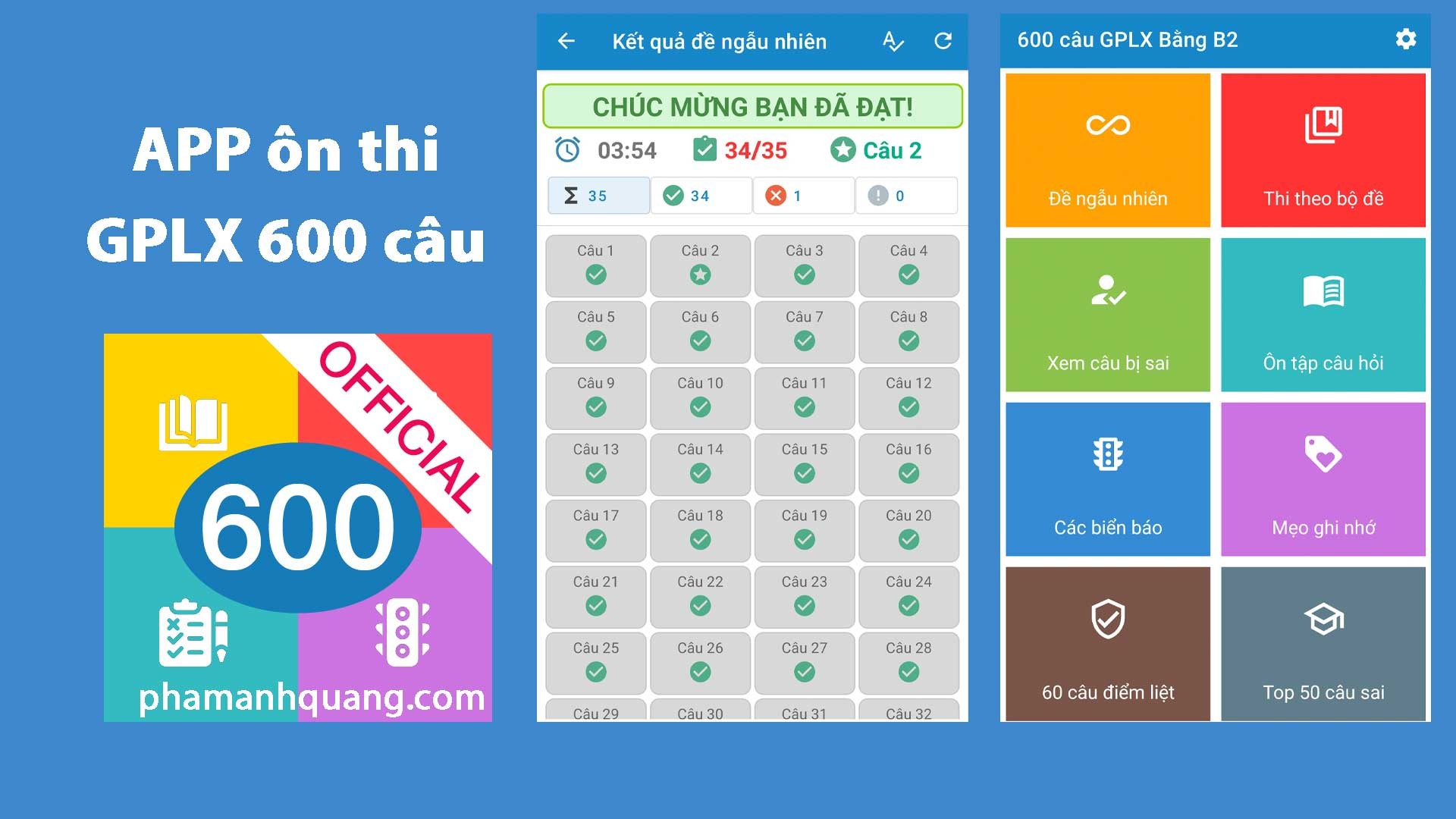 Ứng dụng ôn thi GPLX