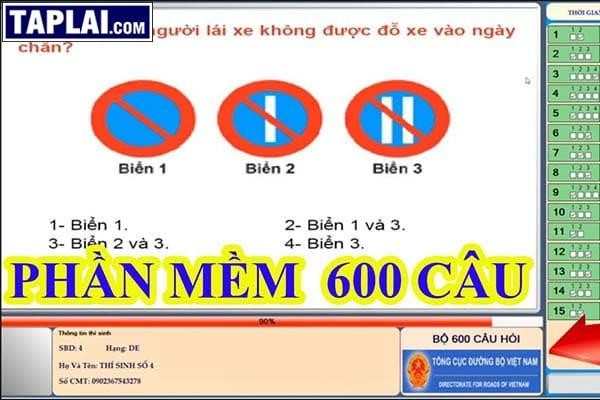 Bảng tổng hợp cấu trúc đề thi các hạng lái xe