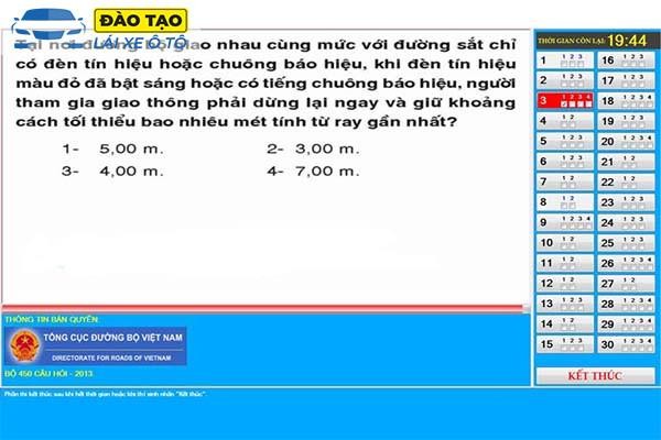 Hướng dẫn sử dụng app 450 câu hỏi sát hạch lái xe