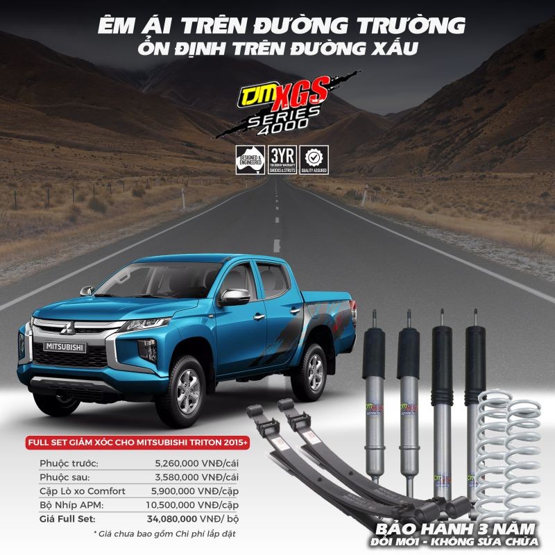 Amortiguador para la pickup Triton