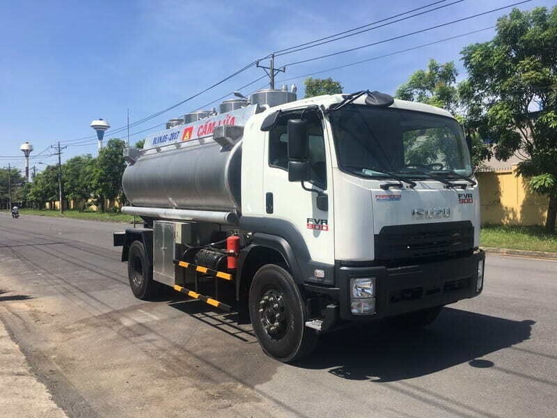 Xe Bá»“n nhÃ´m Isuzu FVR 900 12 khá»‘i chá»Ÿ xÄƒng dáº§u