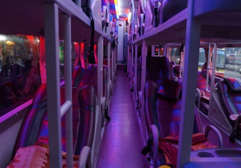 Camas no autocarro Đức Hoàn