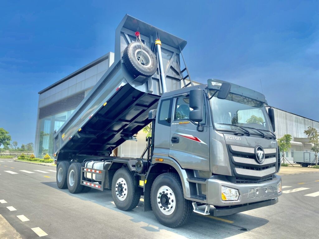 Xe tải ben Thaco Auman D300 4 chân