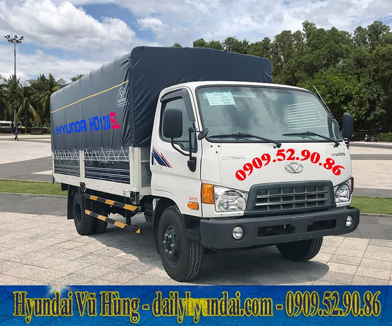 Xe tải Hyundai HD120SL thùng mui bạt