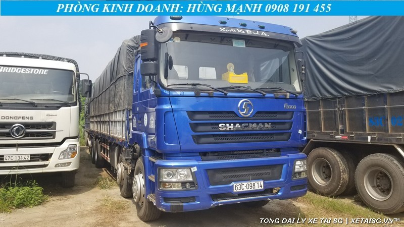 Ngoại thất xe tải Shacman cũ 4 chân đời 2016