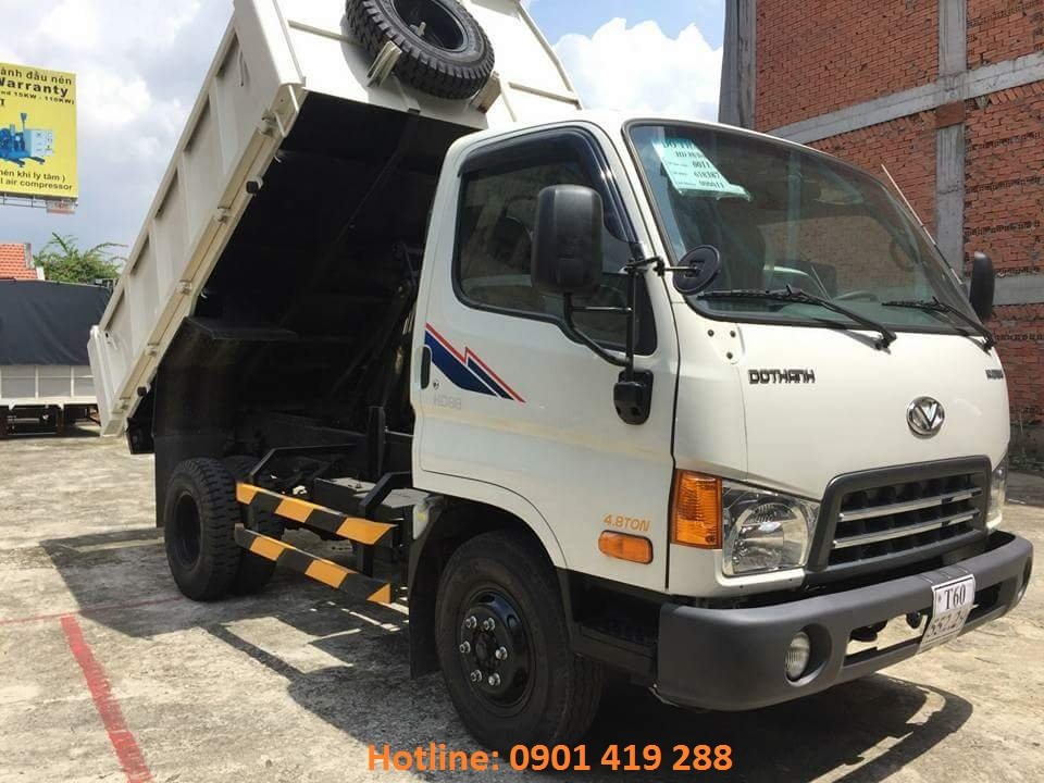 Xe ben Hyundai HD88 5 tấn thùng 4 khối