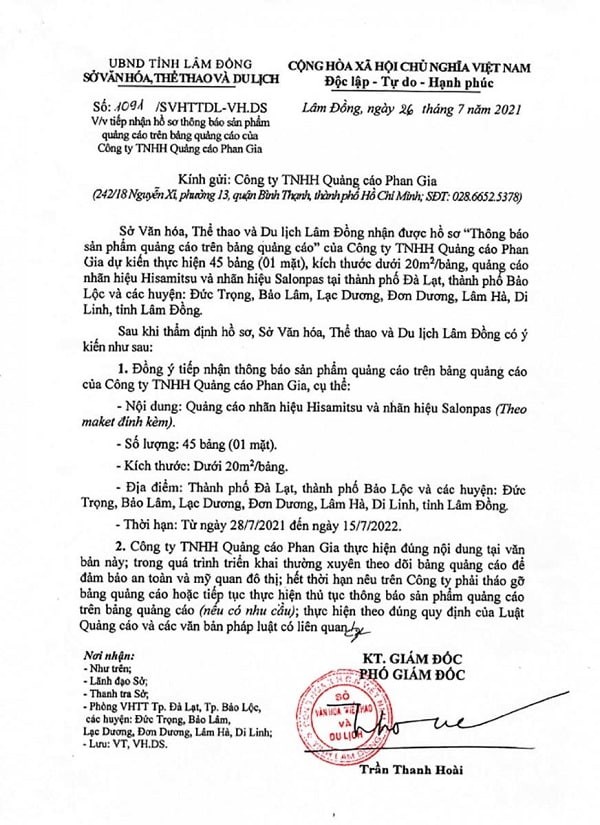 xin phép dán quảng cáo trên xe tải
