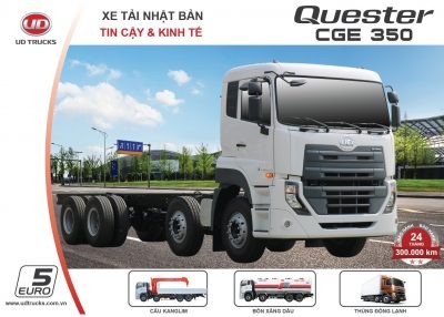 ภายนอกรถบรรทุก UD 4 ขา ปี 2022 Euro 5