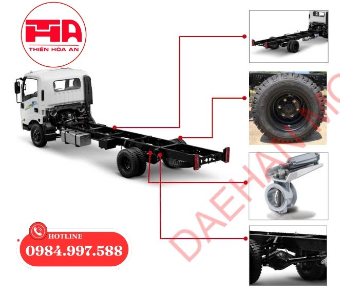 Khung gầm xe tải Tera 245SLE5