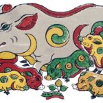 Hình ảnh con lợn âm dương trong tranh dân gian Đông Hồ