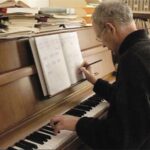 Jürg Frey at a piano