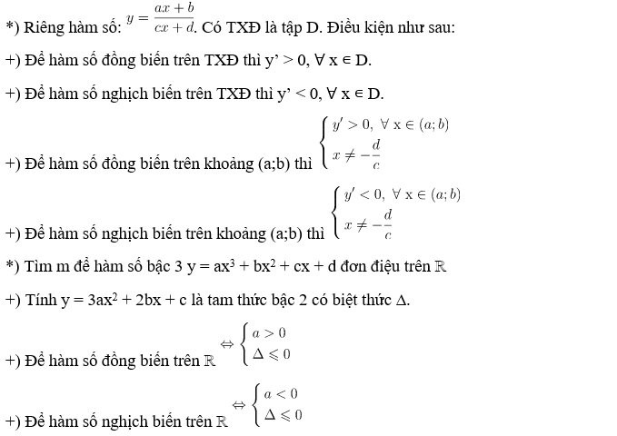 Ví dụ về hàm số bậc ba