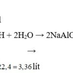 Phản ứng giữa nhôm và natri hidroxit