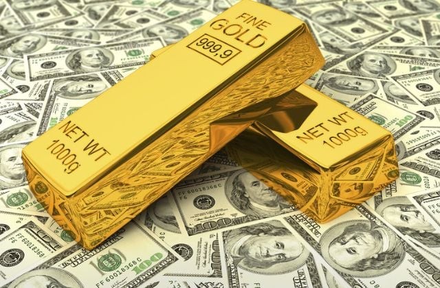 Giá vàng thế giới được niêm yết bằng USD/ounce