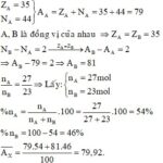 Tỉ lệ số nguyên tử cacbon và hydro trong metan