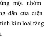 Sự biến đổi bán kính nguyên tử trong nhóm IA