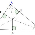 Hình ảnh minh họa bài toán về đường phân giác của tam giác cân