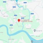 Bản đồ từ trung tâm huyện Kiến Thụy đến khu tưởng niệm.