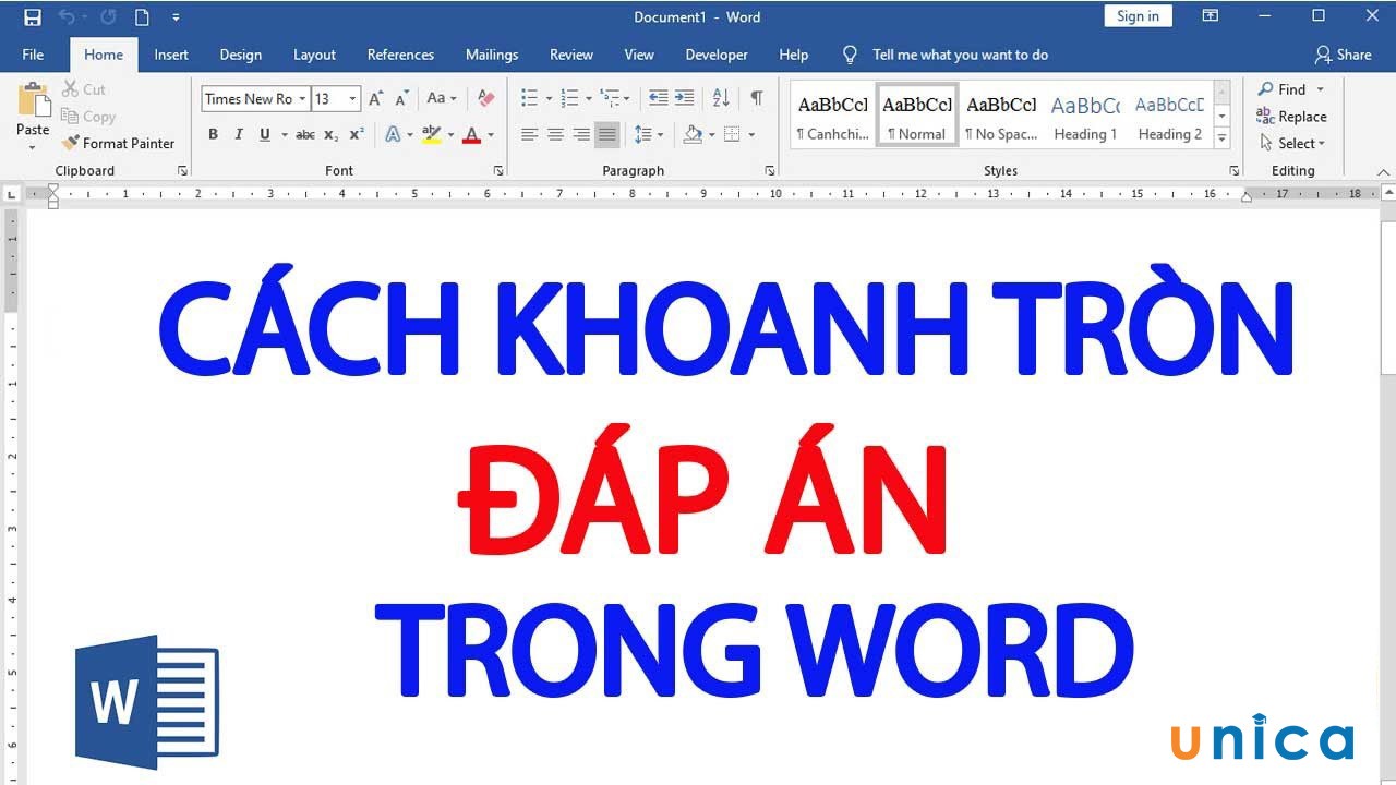 Dấu khoanh tròn giúp tăng tính trực quan