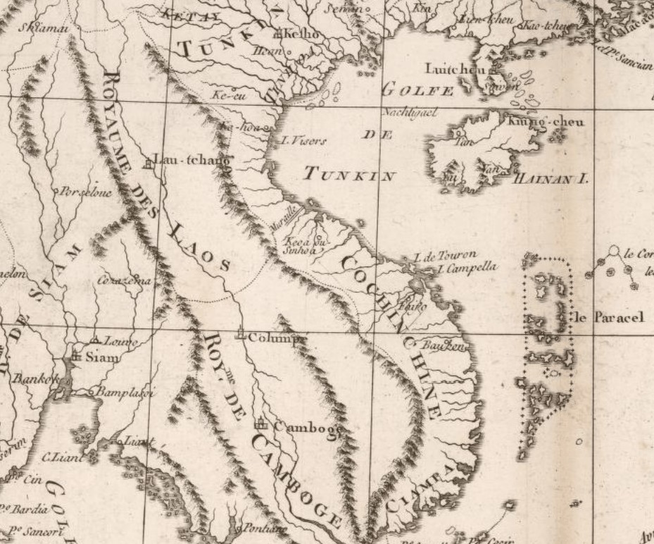 Bản đồ năm 1780