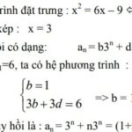 Công thức hệ thức truy hồi tuyến tính thuần nhất bậc k