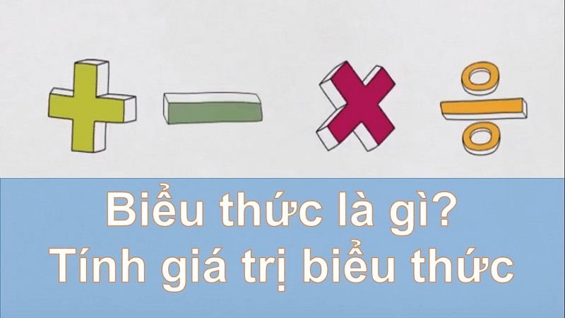 Tính giá trị biểu thức là gì? (Ảnh: Minh họa phép tính)