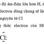 Công thức electron của HCl