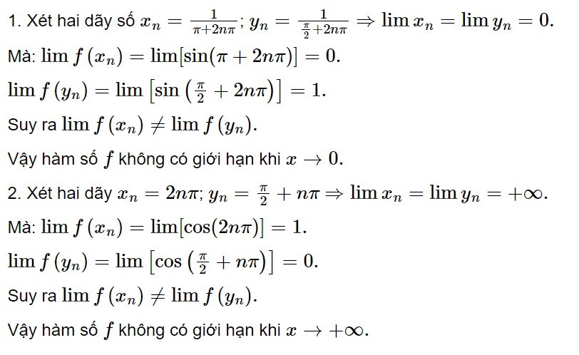 Hướng dẫn tìm giới hạn hàm số
