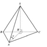 Tính góc giữa đường thẳng và mặt phẳng bằng phương pháp hình học