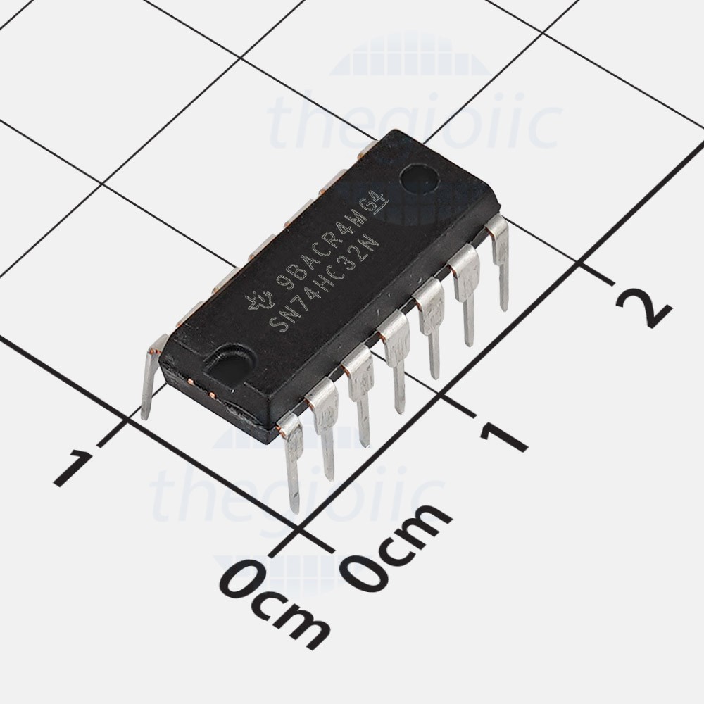 Ảnh minh họa IC cổng OR 74HC32