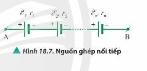 Sơ đồ ghép nối tiếp các nguồn điện