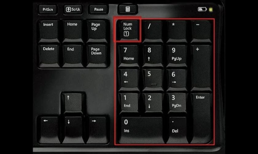 Cụm phím số Numpad