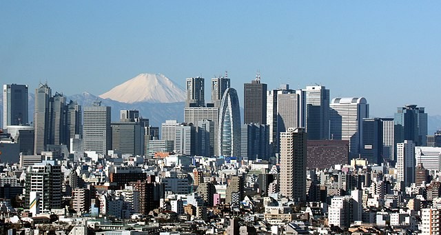 Toàn cảnh thành phố Tokyo, biểu tượng của sự phát triển kinh tế và đô thị hóa của Nhật Bản