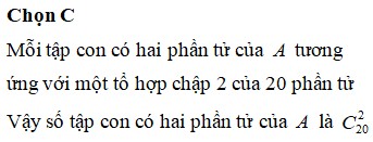 Chọn hai học sinh đi trực nhật minh họa cho bài toán tổ hợp