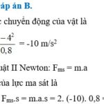 Vật 2kg bị hất đi
