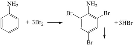 Phản ứng của Anilin với nước Brom