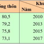 Mật độ dân số Việt Nam phân theo vùng