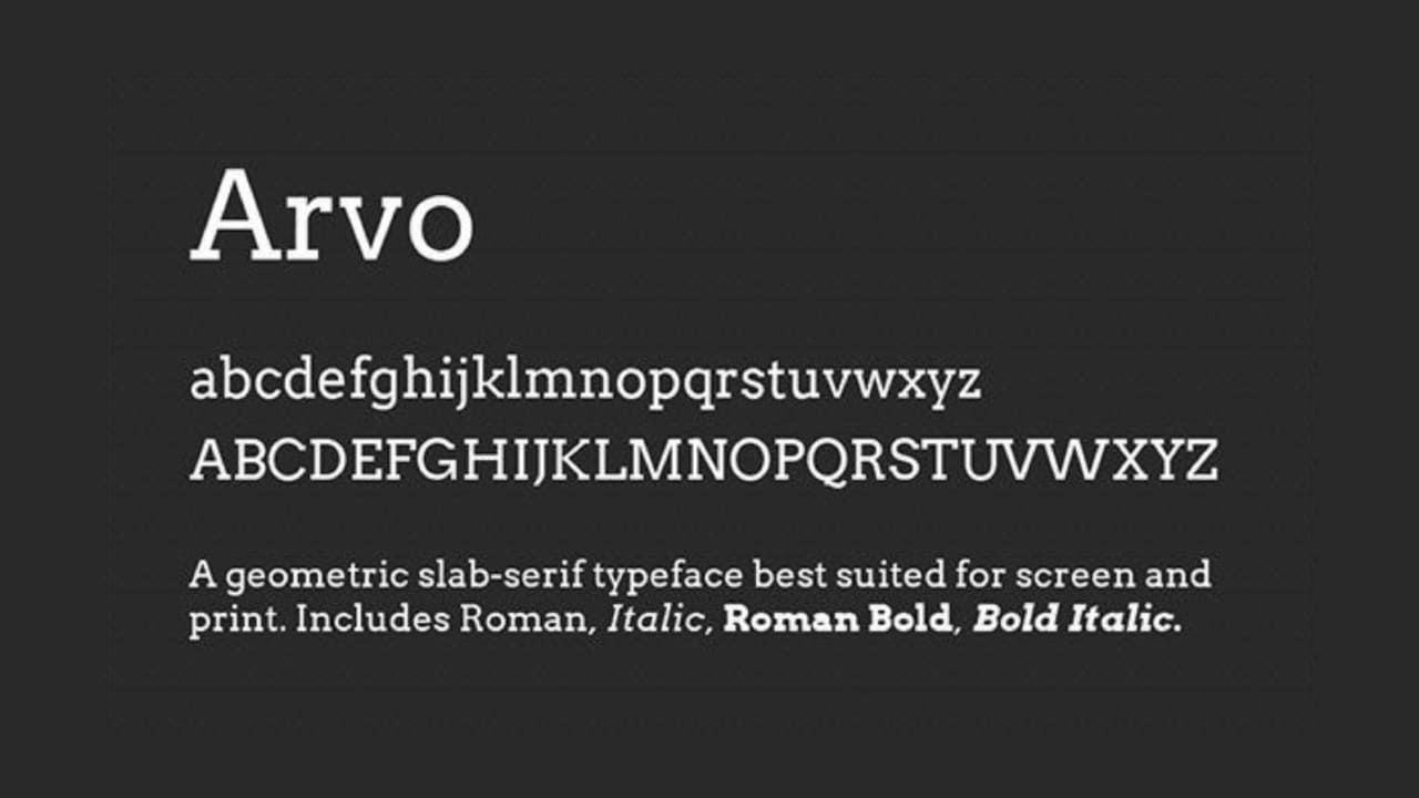 Font Serif