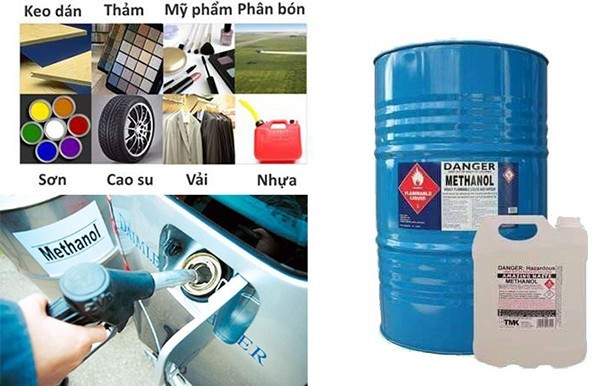 Ancol metylic còn được sử dụng trong xử lý nước thải công nghiệp, nước thải sinh hoạt