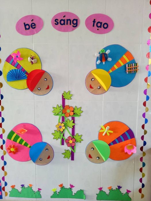 Hình ảnh bảng bé ngoan đẹp và đơn giản