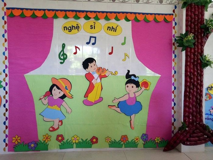 Hình ảnh bảng bé ngoan sáng tạo